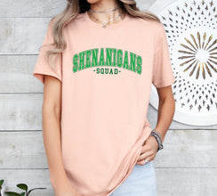 Shenanigans Squad Sweatshirt, St Patrick's Day Shirt, Shamrock Shirt, St Patty's Day Sweatshirt, Shamrock Sweatshirt, St Patrick's Women's