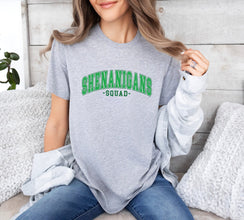 Shenanigans Squad Sweatshirt, St Patrick's Day Shirt, Shamrock Shirt, St Patty's Day Sweatshirt, Shamrock Sweatshirt, St Patrick's Women's