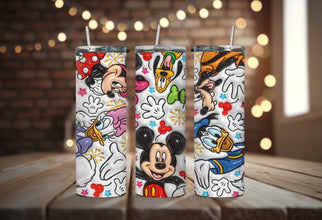 Disney Cartoon Character Tumbler - Goofy Tumbler to Enjoy Your Sips with Some Disneyland Magic!