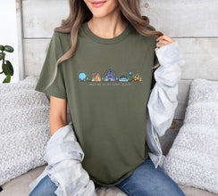 Meet Me At My Happy Place Shirt, Family Vacation Tee, Disney Park World, Disneyland Epcot Festival Shirt, Best Day Ever Disney