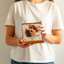 Custom Pet Memorial Plaques, Custom Dog Portrait From Photo, Custom Cat Memorial Loss Of Pet Bereavement, , Personalised dog loss gift